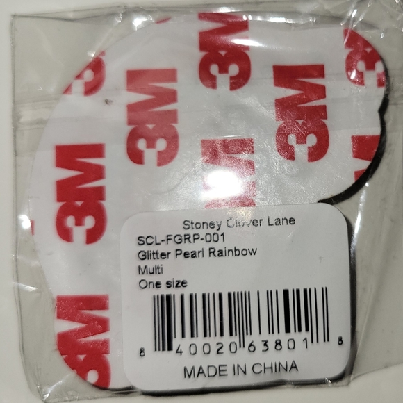 STONEY CLOVER LANE STICKER PATCH SKETCHED GLITTER PEARL Rainbow 🌈 NEW - Picture 2 of 2